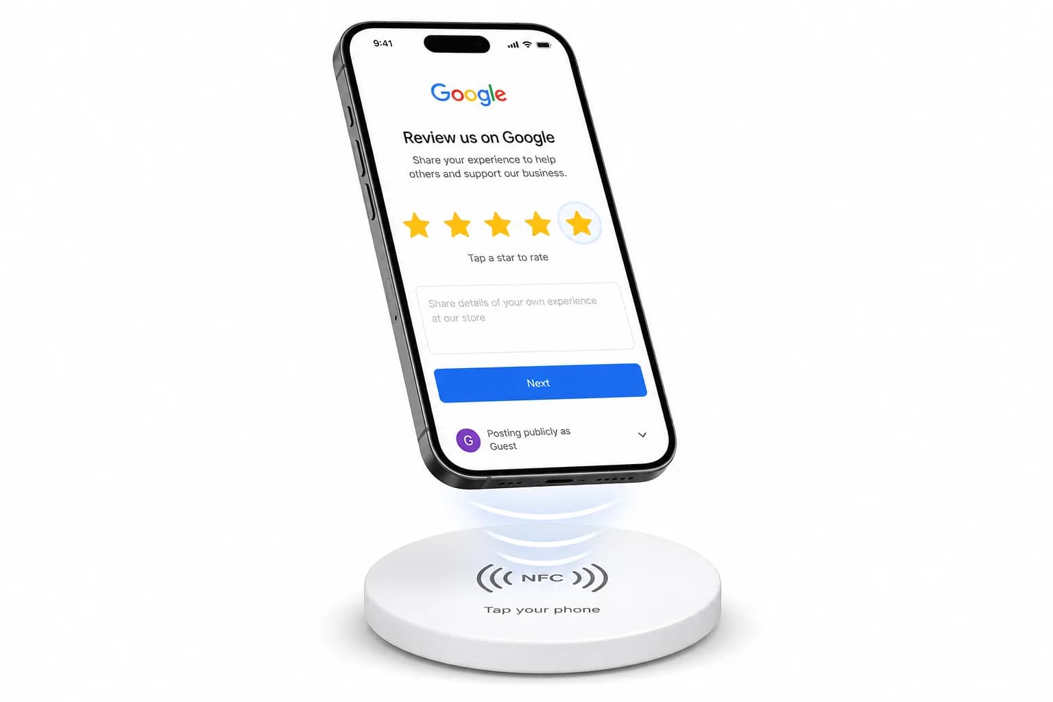 Placa NFC de avaliação Google funciona mesmo? Tudo o que você precisa saber