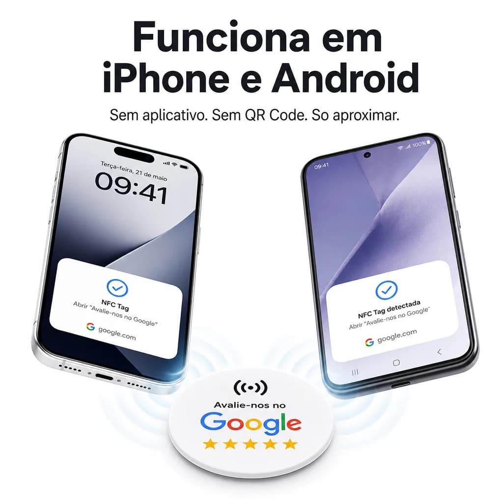 Placa NFC funciona em iPhone e Android, sem aplicativo